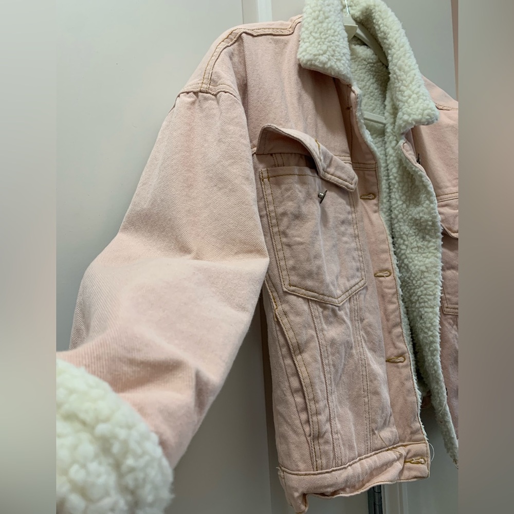 Pink button jacket with pockets - Picture 2 of 6